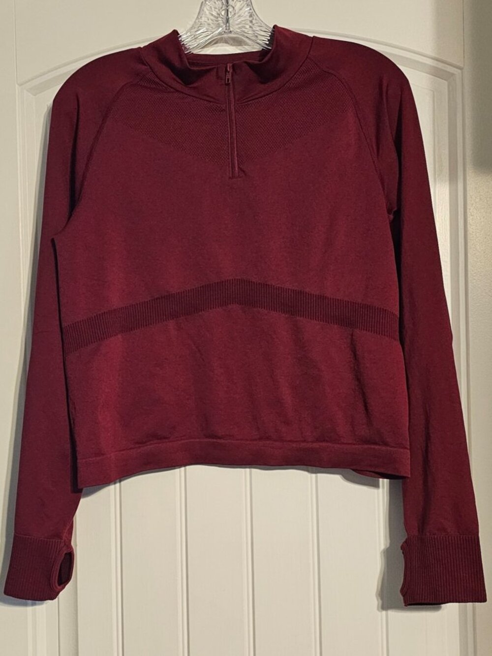 PINK Active Long Sleeve Quarter Zip Pullover